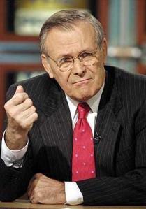 Donald Rumsfeld, war criminal